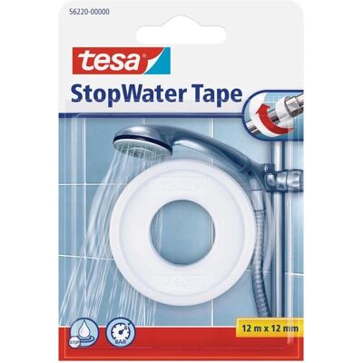 Tesa - StopWater - PTFE - Imperméable - Ruban de réparation de tuyaux - Publicité Tesa - StopWater - PTFE - Imperméable - Ruban de réparation de tuyaux - Publicité