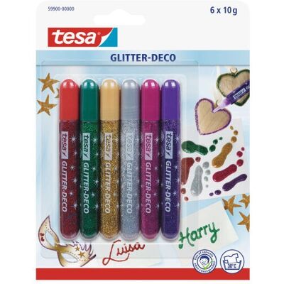 Set glitter TESA - Colori Classici Set glitter TESA - Colori Classici