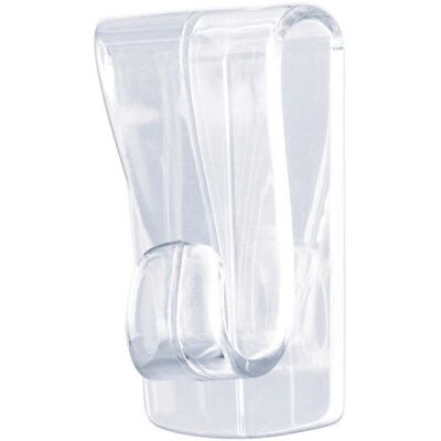Tesa Home Storage Hook - Transparent - 2 pcs - Home Storage Hook Tesa Home Storage Hook - Transparent - 2 pcs - Home Storage Hook