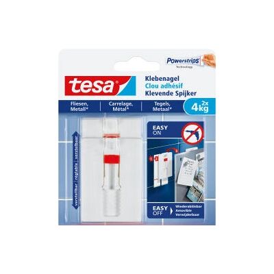 tesa Adjustable Indoor Wall Hook - 4kg - Home Storage Hook tesa Adjustable Indoor Wall Hook - 4kg - Home Storage Hook