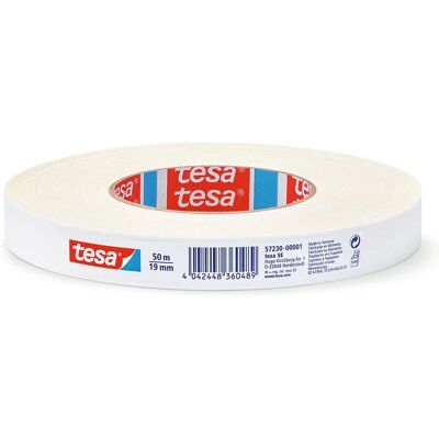 Tesa 57230-00001-02 Biały taśma tekstylna - Wewnątrz/Zewnątrz Tesa 57230-00001-02 Biały taśma tekstylna - Wewnątrz/Zewnątrz