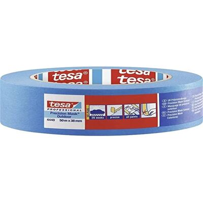 Tesa Blue Masking Tape - Precision Outdoor, 50m x 38mm - Masking Tape Tesa Blue Masking Tape - Precision Outdoor, 50m x 38mm - Masking Tape