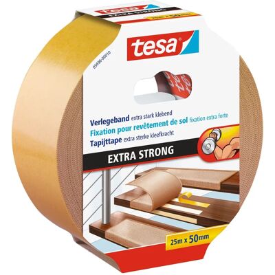 Tesa Orange Flooring Tape Extra Strong - Flooring and Carpet Tape Tesa Orange Flooring Tape Extra Strong - Flooring and Carpet Tape