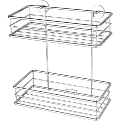 Tesa Edelstahl Duschkorb - Doppelstufig - Chrom Tesa Edelstahl Duschkorb - Doppelstufig - Chrom