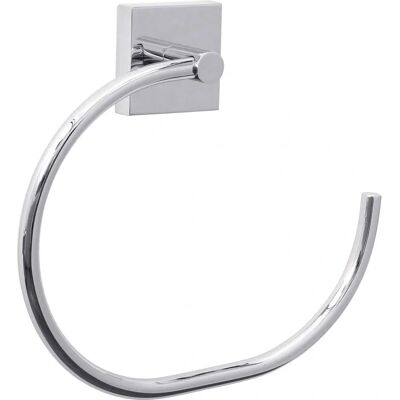 Tesa Ekkro Chrom Selbstklebender Handtuchring - Badezimmerzubehör Tesa Ekkro Chrom Selbstklebender Handtuchring - Badezimmerzubehör