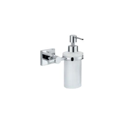Tesa Hukk Satin Glass Stainless Steel Soap Dispenser - Soap Dispenser Tesa Hukk Satin Glass Stainless Steel Soap Dispenser - Soap Dispenser