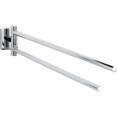 Tesa Modello BK20-1 Portasalviette in cromo a due bracci - Accessorio bagno Tesa Modello BK20-1 Portasalviette in cromo a due bracci - Accessorio bagno