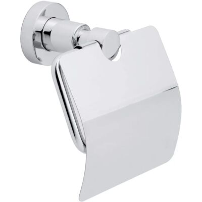 tesa BK20-1 Chrom Toilettenpapierhalter mit Deckel - Ohne Bohren tesa BK20-1 Chrom Toilettenpapierhalter mit Deckel - Ohne Bohren