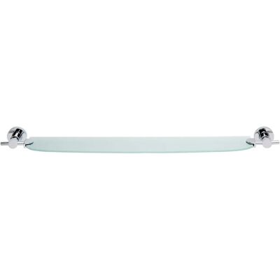 Prateleira de banheiro Tesa Loxx - Vidro fosco, Suporte cromado Prateleira de banheiro Tesa Loxx - Vidro fosco, Suporte cromado