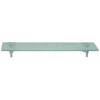 Tesa Badezimmer Wandregal - Stilvolles Glas & Chrom - 12kg Belastung Tesa Badezimmer Wandregal - Stilvolles Glas & Chrom - 12kg Belastung