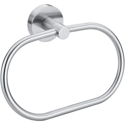 tesa Moon Edelstahl Handtuchring - Rostfrei, Ohne Bohren tesa Moon Edelstahl Handtuchring - Rostfrei, Ohne Bohren