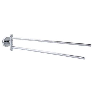 Tesa Smooz Chrome Wall Mount Two-Arm Towel Rack - Bathroom Accessory Tesa Smooz Chrome Wall Mount Two-Arm Towel Rack - Bathroom Accessory
