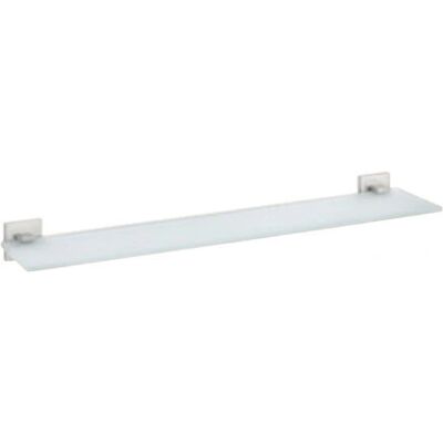 Tesa Badkamer Wandplank - Roestvrij Staal, Geometrisch, Eenvoudig te Bevestigen Tesa Badkamer Wandplank - Roestvrij Staal, Geometrisch, Eenvoudig te Bevestigen