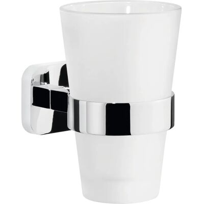 Nástěnný Sklenička a Kartáček Tesa Elegaant Nástěnný Sklenička a Kartáček Tesa Elegaant