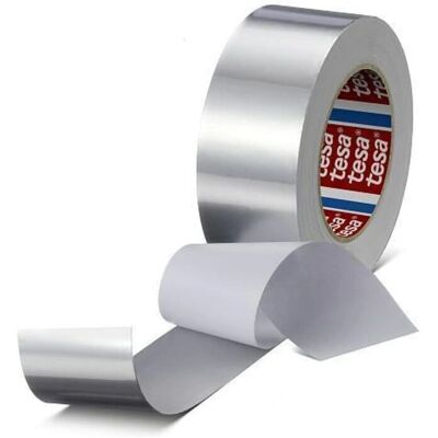 Nastro in alluminio Tesa - 50x50mm - 30μm - Argento Nastro in alluminio Tesa - 50x50mm - 30μm - Argento