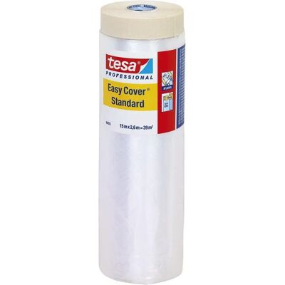 Fita de proteção plástica Tesa - 15m x 2,6m Fita de proteção plástica Tesa - 15m x 2,6m