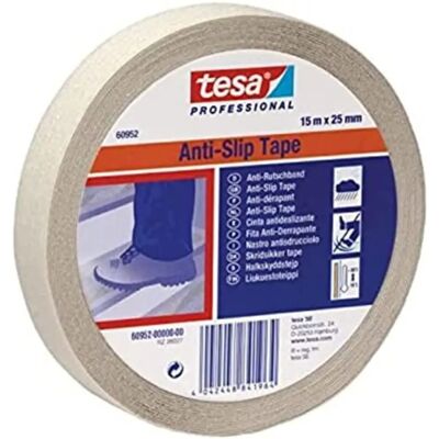 tesa Gjennomsiktig Antiskli Tape, 25mm x 15m tesa Gjennomsiktig Antiskli Tape, 25mm x 15m