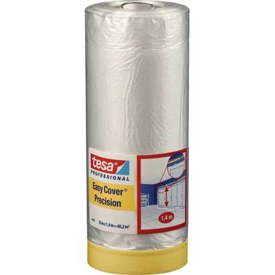 Tesa Easy Cover 4369 UV Abdeckfolie - Transparent - 12 m x 1.4 m - Abdeckfolie Tesa Easy Cover 4369 UV Abdeckfolie - Transparent - 12 m x 1.4 m - Abdeckfolie