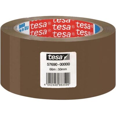 Nastro imballaggio Tesa - 66m x 50mm - Svolgimento silenzioso - Avana Nastro imballaggio Tesa - 66m x 50mm - Svolgimento silenzioso - Avana