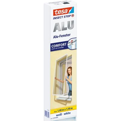 Tesa Aluminium Fliegengitter - Einfacher Einbau, Verstellbar, Klar Sicht Tesa Aluminium Fliegengitter - Einfacher Einbau, Verstellbar, Klar Sicht