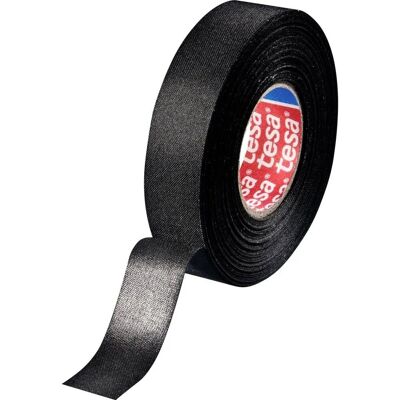 Tesa Schwarzes Gewebeband - Strapazierfähiges Klebeband - 25m x 19mm Tesa Schwarzes Gewebeband - Strapazierfähiges Klebeband - 25m x 19mm