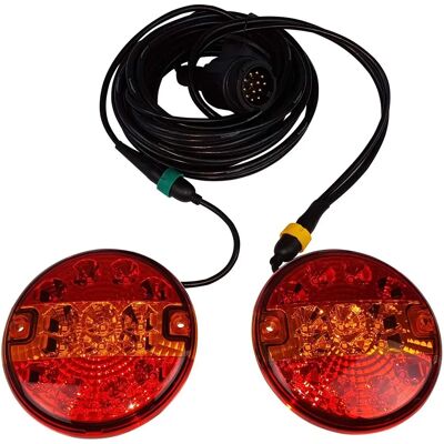 Berger & Schröter Trailer Lighting Kit - 13-pole, LED, Waterproof Berger & Schröter Trailer Lighting Kit - 13-pole, LED, Waterproof