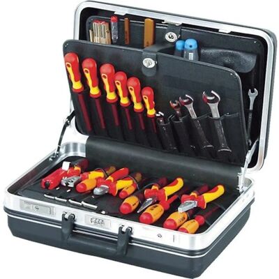 Hepco+Becker Werkzeugkoffer - Stoßfestes ABS - 32 Fächer - Profi Hepco+Becker Werkzeugkoffer - Stoßfestes ABS - 32 Fächer - Profi