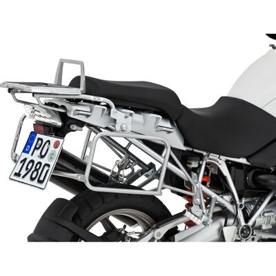 Hepco Becker Silver Side Cases Lock-it for BMW R 1200 Gs 04-07 - Side Cases Locking System Hepco Becker Silver Side Cases Lock-it for BMW R 1200 Gs 04-07 - Side Cases Locking System