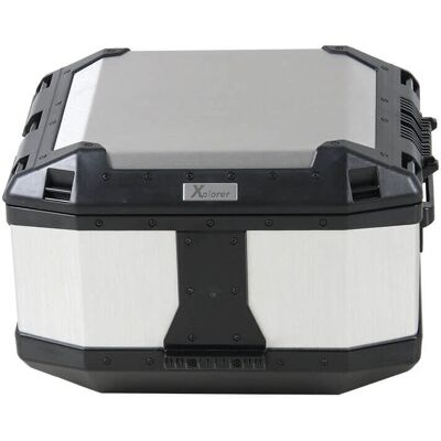 Top case en aluminium Hepco & Becker Xplorer 45 - Étanche - Publicité Top case en aluminium Hepco & Becker Xplorer 45 - Étanche - Publicité
