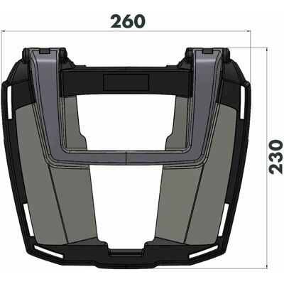 Hepco Becker Monteringsplade Easyrack BMW R 1200 Gs - Topcase Carrier Hepco Becker Monteringsplade Easyrack BMW R 1200 Gs - Topcase Carrier