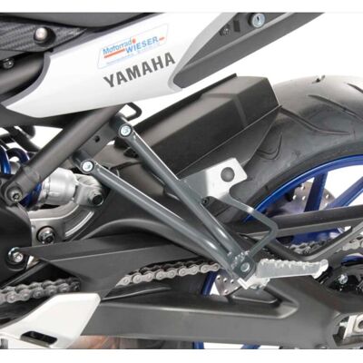 Hepco Becker Yamaha MT-09 Tracer ABS Fußrast - Passagier Silber Hepco Becker Yamaha MT-09 Tracer ABS Fußrast - Passagier Silber