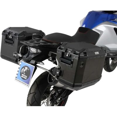 Hepco Becker - Xplorer - 37 L - Gauche - Pannier - Publicité Hepco Becker - Xplorer - 37 L - Gauche - Pannier - Publicité