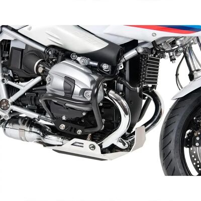 Protection Moto Hepco Becker BMW R nineT Racer - Argent - Publicité Protection Moto Hepco Becker BMW R nineT Racer - Argent - Publicité