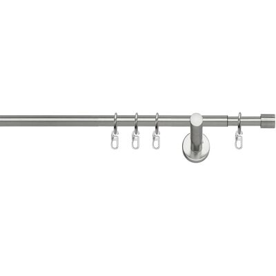 INDEKO Andrax Gardinenstange - verstellbar, silber, 130-240cm INDEKO Andrax Gardinenstange - verstellbar, silber, 130-240cm