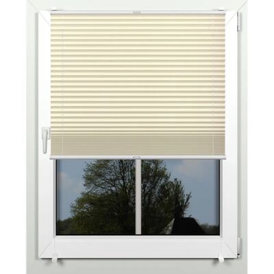INDEKO Einfaches Beige Plissee - Plissees, 170cm x 88cm INDEKO Einfaches Beige Plissee - Plissees, 170cm x 88cm