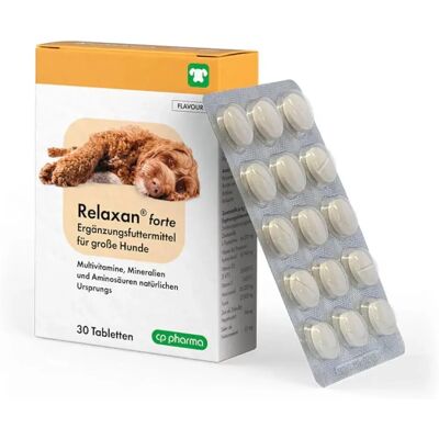 CP Pharma Relaxan Forte Tabletki Uspokajające dla Psów - Dla Dużych Psów CP Pharma Relaxan Forte Tabletki Uspokajające dla Psów - Dla Dużych Psów