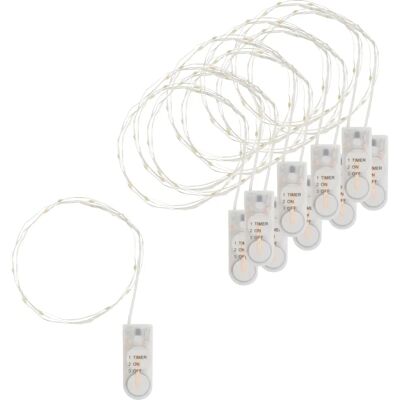 VBS - XXL - 10 LEDs - Timer - Dekorative Lichterkette VBS - XXL - 10 LEDs - Timer - Dekorative Lichterkette