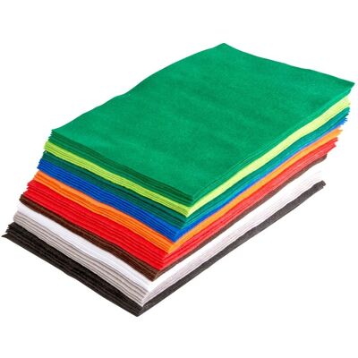 VBS - Bastelfilz Megapack - 50 Blätter - mehrfarbig - Filzplatten VBS - Bastelfilz Megapack - 50 Blätter - mehrfarbig - Filzplatten