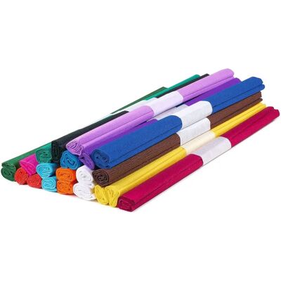 VBS - Krepp Megapack - 20 Rollen - 50 cm x 200 cm - Crepe paper VBS - Krepp Megapack - 20 Rollen - 50 cm x 200 cm - Crepe paper