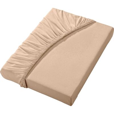 ESTELLA Lenzuolo sopra - Cotone, 200x200cm, Marrone ESTELLA Lenzuolo sopra - Cotone, 200x200cm, Marrone