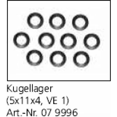 Jamara LD3 Pro-RTR- FS Högkvalitativ kulager för RC bil Jamara LD3 Pro-RTR- FS Högkvalitativ kulager för RC bil