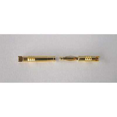 Jamara 095629 - Connettori in Oro 2mm, 100 Coppie - Connettori Elettrici Jamara 095629 - Connettori in Oro 2mm, 100 Coppie - Connettori Elettrici