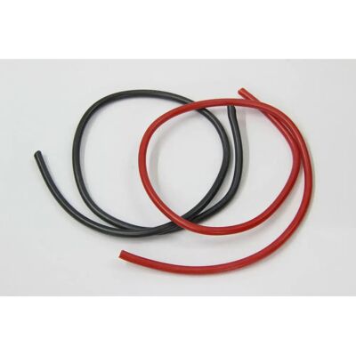 Jamara - 099920 - Silikonkabel - Rot/Schwarz - Netzkabel Jamara - 099920 - Silikonkabel - Rot/Schwarz - Netzkabel