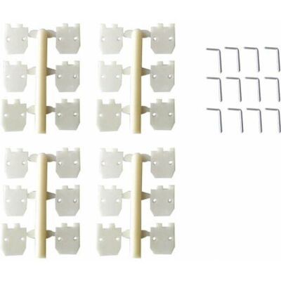 Jamara - 170326 - 11.2x11.2mm - bianco - pezzo RC Jamara - 170326 - 11.2x11.2mm - bianco - pezzo RC