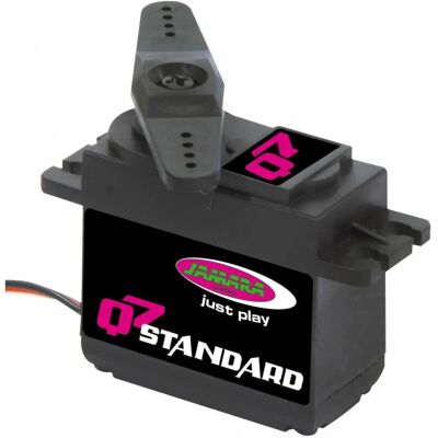 Jamara Q7 RC Servo - Standard Size, 6.2kg Torque, Plastic Gear Jamara Q7 RC Servo - Standard Size, 6.2kg Torque, Plastic Gear