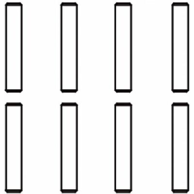 Jamara - 505061 - 2x11 - Perno - Componente RC Jamara - 505061 - 2x11 - Perno - Componente RC