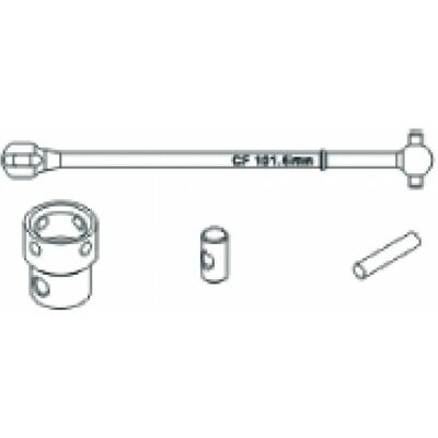 Jamara - Kardan X3 Mitte vorn CVD - Front CVD - RC car part Jamara - Kardan X3 Mitte vorn CVD - Front CVD - RC car part