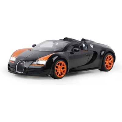 Jamara Bugatti Vitesse 1:24 RC Model - Czarny/Orange - Samochód zdalnie sterowany Jamara Bugatti Vitesse 1:24 RC Model - Czarny/Orange - Samochód zdalnie sterowany