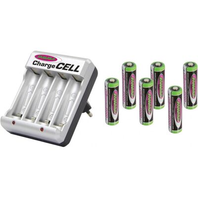 Jamara Charge Cell - Caricabatterie RC - Carica Batterie AA/AAA Jamara Charge Cell - Caricabatterie RC - Carica Batterie AA/AAA