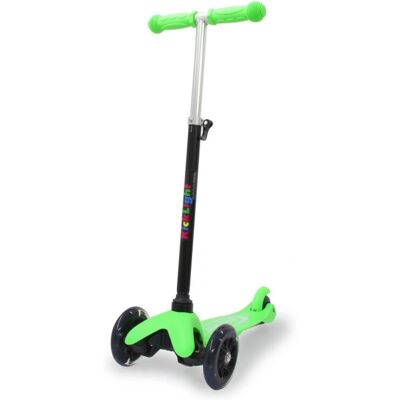 Jamara Grüne Kick Scooter für Kinder - Verstellbarer Lenker, LED-Räder Jamara Grüne Kick Scooter für Kinder - Verstellbarer Lenker, LED-Räder